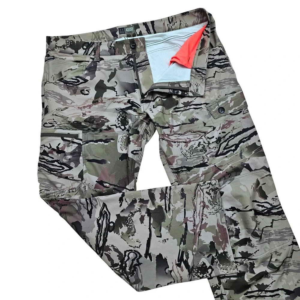 Under Armour Ridge Reaper Hunting Pants Mens 42x32 Camo Cargo Tactical NWOT